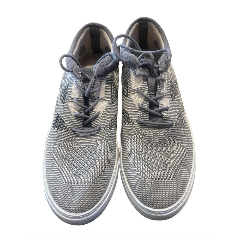 Clarks Womens Gray Somerset Glove Glitter Lace Up Sneakers Shoes Size 9.5M